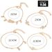 Minimalist And Minimalist Female Personality Butterfly Studded Diamond Blooming Flower With Four Piece Set Bracelet_ipsvogv.com
