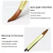 Arte Clavo Nail UV Gel Brush French Stripe Liner Pen Manicure Ultra-thin Line Drawing Nail Art Acrylic UV Gel Polish Dot Brushes_ipsvogv.com