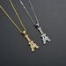 Iron Tower Necklace Pendant Female New Style Trendy Temperament Sweet Paris Iron Tower Clavicle Necklace Female Necklace Inlaid With Diamond CZ_ipsvogv.com