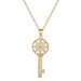 Starry 【 】 Key Light Luxury Charm Gorgeous Full Diamond Necklace Women's Versatile Clavicle Titanium Steel Chain 【 】_ipsvogv.com
