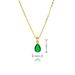 6MM Round Single Zircon Pendant Necklace - Four-Prong Setting, Simple & Elegant Women's Jewelry For All Occasions_ipsvogv.com