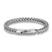 Hip Hop Snap Bracelet Stainless Steel Men's Jewelry Round Polished Reversible Dragon Bone Chain_ipsvogv.com