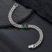 Women’s Jewelry Set Fashion Butterfly Necklace Hip Hop Jewelry Emerald Alloy Rhinestones High End Versatile Electroplated Cuban Chain_ipsvogv.com