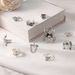 New Exaggerate Frog Spider Snake Personalized Animal 10 Piece Set Ring_ipsvogv.com