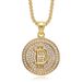 New West Coast Hip-Hop Style Titanium Steel Casting Vacuum Gold-Plated Bitcoin B Letter Pendant Necklace_ipsvogv.com