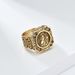 Retro cross portrait ring men's personalized stainless steel ring old hand jewelry_ipsvogv.com