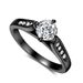 Classic jewelry Korean simple engagement jewelry Zircon rose gold plated women's ring_ipsvogv.com