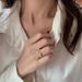 by Step High Bamboo Knot Pure Silver Women's Fashion Personality, White Temperament, Zircon Open Ri, Korean Edition_ipsvogv.com