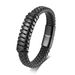 Wind Men's Stainless Steel Trendy Fashion Multicolor Woven Bracelet_ipsvogv.com
