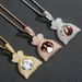 Unisex Hip Hop Photo Pendant Copper Inlaid Zircon Purse Shape Photo Frame Necklace Personality Chain Creative DIY Necklace_ipsvogv.com