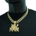 Men’s Jewelry Set Fashion Necklace SELFMADE Double Row Letter Pendant Personality Creative Hiphop Hip Hop Necklace_ipsvogv.com