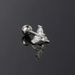 Unisex simple chain piercing ear bone studs for women double zircon screw mini ear studs popular earrings_ipsvogv.com