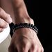 Black Gallstone Bracelet For Men, Twisting Personality, Dark And Cold Style, High End, Versatile, Summer Accessories,_ipsvogv.com