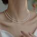 Shi Family Circle 2mm Extremely Fine Baby Millet Pearl Necklace For Women Light Luxury And Unique High End French Collar_ipsvogv.com