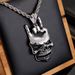Hip Hop Personalized Gesture I Love You Necklace, Skull Pendant, Rapper Trendy Accessories_ipsvogv.com
