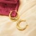 Women's Jewelry Titanium Steel C Shaped Earrings With Personalized Design And Special Pattern, High End Popular Stainless Steel Exquisite Earrings_ipsvogv.com
