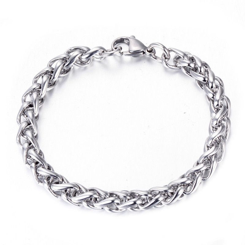 Hip Hop Titanium Steel Dragon Bone Chain Bracelet Men Korean Style Personality Simple Student Wristband Punk Jewelry_ipsvogv.com