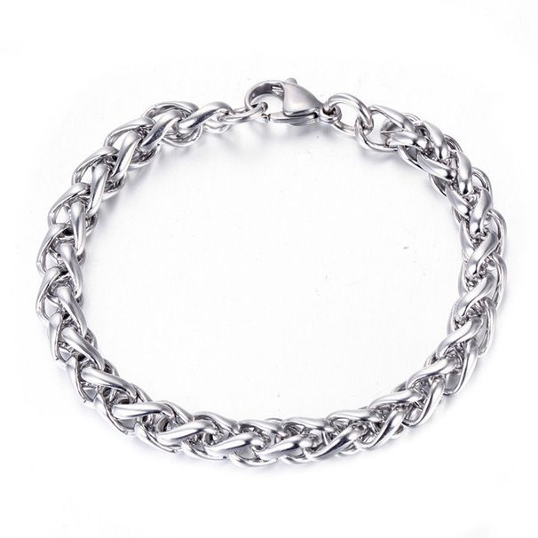 Hip Hop Titanium Steel Dragon Bone Chain Bracelet Men Korean Style Personality Simple Student Wristband Punk Jewelry_ipsvogv.com