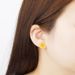 Ethnic Style Fashion Copper Plated Real Flower With Simple Rose Vietnamese Sand Gold Earrings For Women_ipsvogv.com