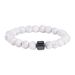 Beaded Bracelet White Turquoise Black Gallstone Tiger Eye Stone Volcanic Stone Map Stone 8mm Bracelet Men_ipsvogv.com