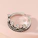 Fashion OL style women's personality, versatile crown, niche design ring, simple index finger ring_ipsvogv.com