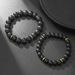 Black Agate Trendy Men's Style Simple Niche Design Personality Men And Women Two Students Korean Version Friends Bracelet_ipsvogv.com