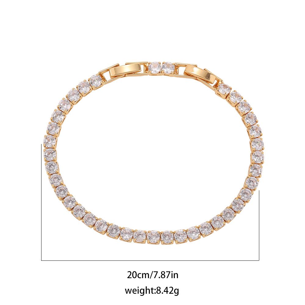 Unisex Hot Selling New Personality Creative Square Zircon Bracelet Fashion Light Luxury Stainless Steel Bracelet_ipsvogv.com