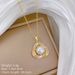 【 Titanium Steel 】 Stranded Sky Bird's Nest Pearl Light Luxury Charm Gorgeous Full Diamond Necklace Women's Versatile_ipsvogv.com