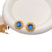 French style Vintage round pearl drop glazed earrings with high-end niche temperament and design sense jewelry_ipsvogv.com