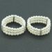 Korean version of fashionable versatile personalized diamond inlaid pearl three-layer spiral wide bracelet and bracelet,_ipsvogv.com