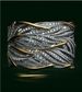 Cao Shi Micro Inlaid Zircon Wrapped Multi Layered Dual Color Ring Ins Fashion Item_ipsvogv.com
