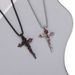 Original Design Rose Love Cross Necklace Autumn And Winter New Thorn Sweater Chain High End Cool Trend_ipsvogv.com