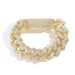 Men’s Jewelry Set Fashion Hip Hop 20MM Ladder Square Zircon Cuban Chain Bracelet Long Buckle Personality Men's Hip Hop Jewelry_ipsvogv.com