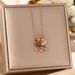 Chinese Style Internet Celebrity Titanium Steel Necklace, Feminine Temperament, Lucky Character, Long Life Lock Pendant,_ipsvogv.com