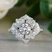 Cao Shi's Light Luxury Wind Exquisite Full Diamond Zirconia Flower Ring For Women's Daily Versatile Wear Handjewelry_ipsvogv.com