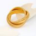 Women's Jewelry Simple Stainless Steel Elastic Double Ring Bracelet Snake Shaped Titanium Steel Bracelet K Gold Electroplated Jewelry_ipsvogv.com