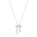 Sweet Ribbon Bow Pendant Necklace For Women Simple Fashion Versatile Elegant Clavicle Chain Internet Celebrity Niche_ipsvogv.com