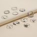 New Fashion Love Arrow Ring With 11 Piece Palm Leaves Set For Women_ipsvogv.com