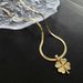 Clover pendant niche design high-end titanium steel necklace does not fade spring new ins style jewelry_ipsvogv.com