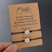 Accessory Card Set Compass Wax Adjustable Friendship Bracelet Hand Rope_ipsvogv.com