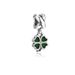 Dora White Copper Plated Silver Magnolia Snowflake Pendant Four Leaf Clover Pendant Beaded DIY Accessories Beads_ipsvogv.com
