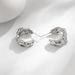 Gold-Plated Copper Lazy Style Irregular Half-Round Wrinkled High-End Minimalist Personality Earrings_ipsvogv.com