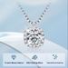 Netizens with the same style of Mosang stone necklace, women's sterling silver, small sugar, versatile, high-end_ipsvogv.com