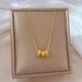 Body 【 Full Titanium Steel 】 Roman Circular Ring Temperament And Personality Are Extremely Simple. Real Gold Necklace In 【 】 Simple._ipsvogv.com