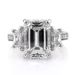 Cao Shi Fashion Engagement Large Square Diamond Zircon Simulation Women's Ring, Romantic Wedding Bridal Ring_ipsvogv.com