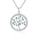 Fashion Ing S Green Zircon Tree Of Life Pendant Necklace Foreign Trade Cross Border Sier Jewelry Processing_ipsvogv.com