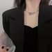 Women's Jewelry Set Fashion Love Clavicle Necklace For Women New Style High End Ins Cold Style Niche Light Luxury Simple Temperament Necklace_ipsvogv.com