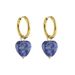 Women’s Jewelry Set Fashion New Fashion Simple Light Luxury Earrings Personality Earrings Jewelry Gold Natural Stone Love Pendant Earrings_ipsvogv.com