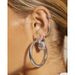 Women's Jewelry Metal Lock Copper Micro Inlaid Earrings Niche Cold Style Light Luxury High End Zircon Ear Jewelry_ipsvogv.com