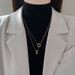 Titanium Steel Necklace For Women's 2022 New Trendy Long Style, Outlier Design, High Grade Sweater Chain, Autumn And_ipsvogv.com
